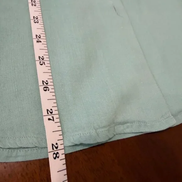 Talbots Linen Button Down Shirt Size 14 Used - Picture 14 of 14